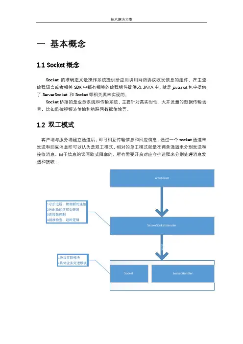 JAVA-Socket-双工通讯实现方案