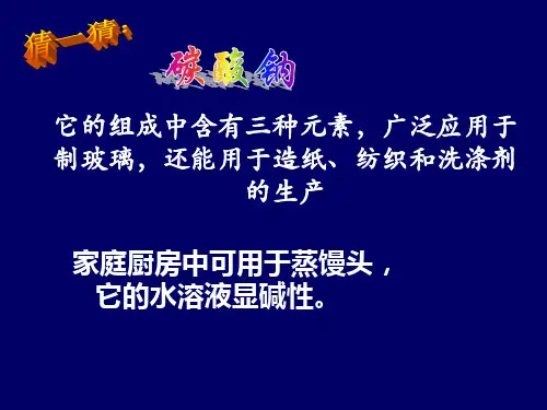 氢氧化钠和碳酸钠