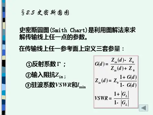微波技术-史密斯圆图