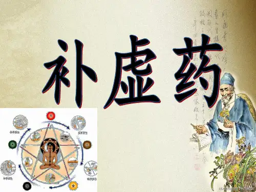 中药-补虚药课件