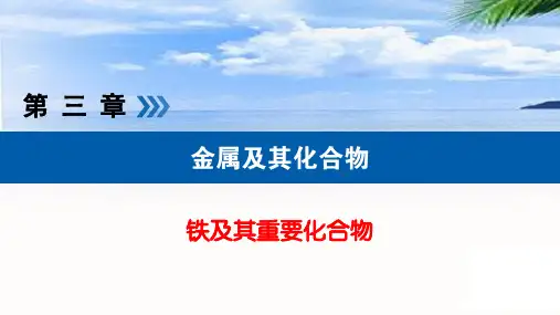 2020届高三化学总复习课件——3.6铁及重要化合物(共26张PPT)