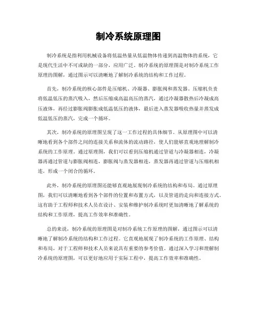 制冷系统原理图