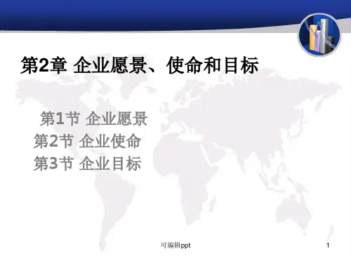 企业愿景、使命和目标