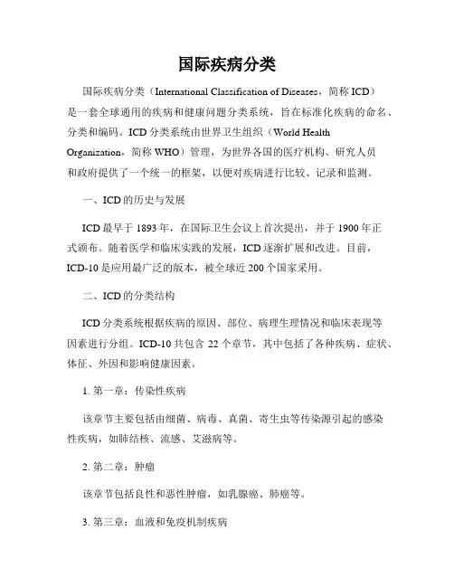 国际疾病分类