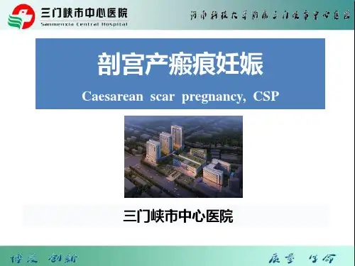 剖宫产瘢痕妊娠PPT课件