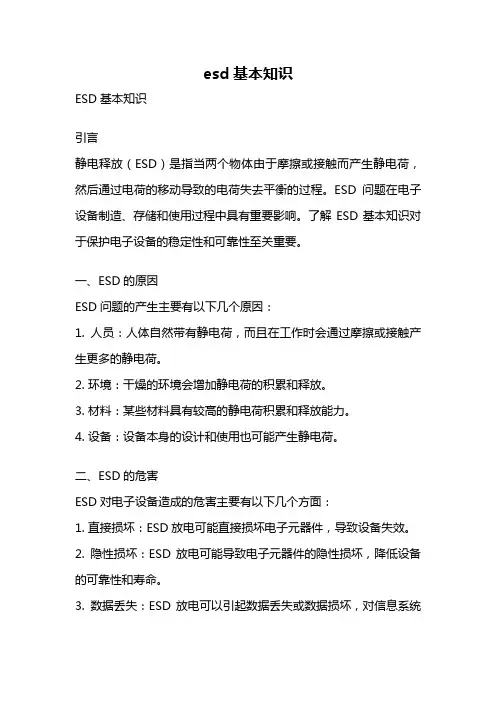 esd基本知识