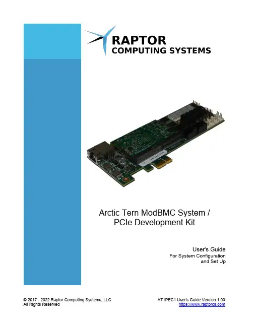 Arctic Tern ModBMC System   PCIe 发展工具包用户指南  系统配置和设