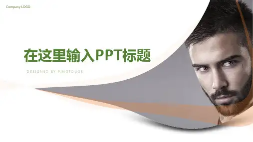 传统大气鲜艳极简微立体静态个人简历ppt模板