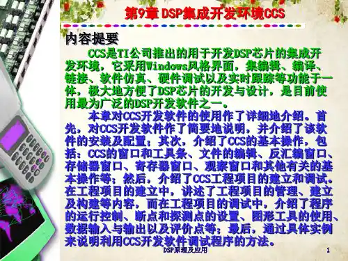CCS的安装与基本操作(ppt 198页)