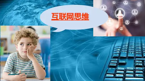 互联网十大思维案例分析 互联网思维的核心、误区、发展简析【ppt版可修改编辑】