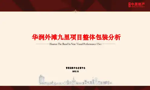 外滩九里整体包装视觉分析