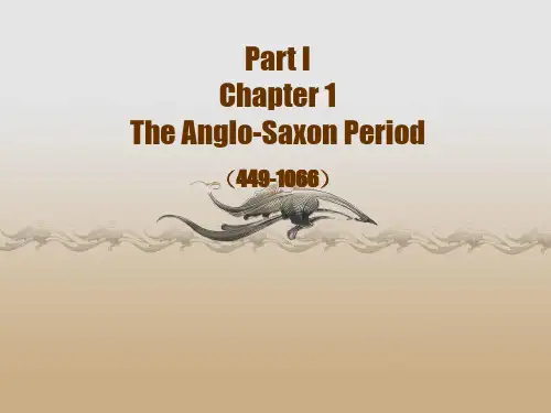 英国文学 1. The Anglo-Saxon Period