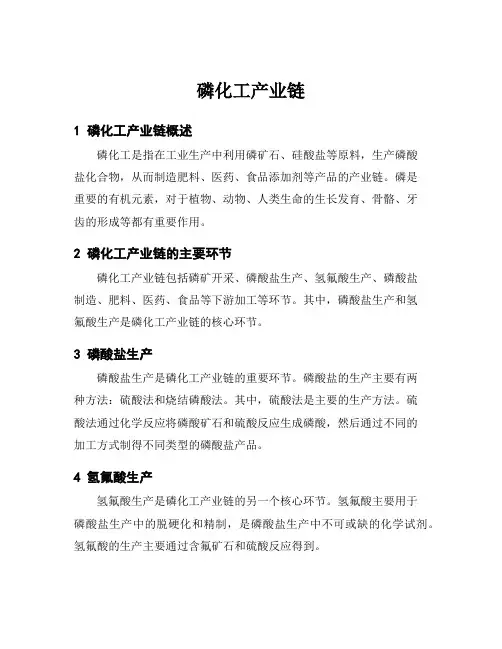 磷化工产业链