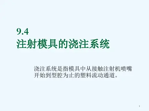 注射模具-4浇注系统