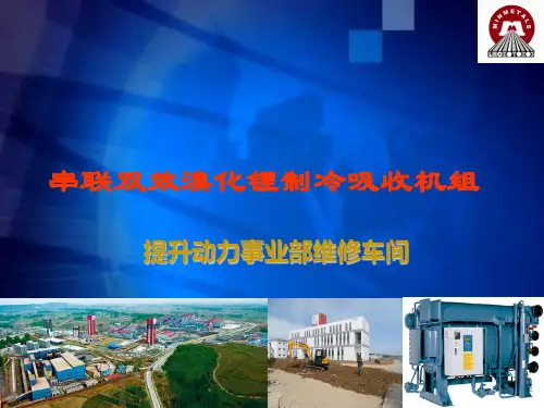 溴化锂吸收式制冷机工作原理