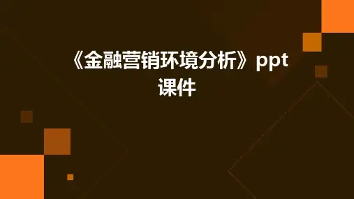 《金融营销环境分析》课件
