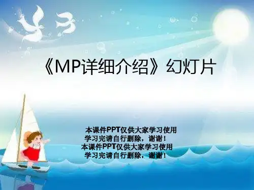 《MP详细介绍》幻灯片