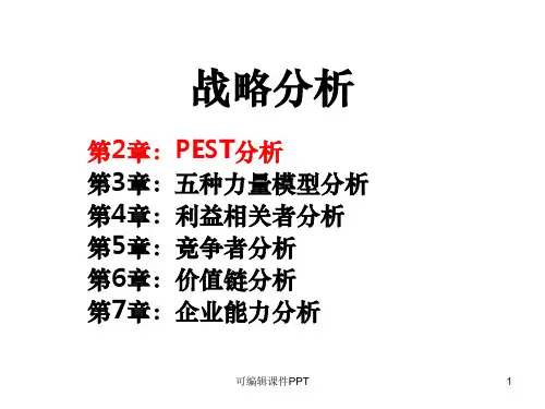 PEST分析PPT课件