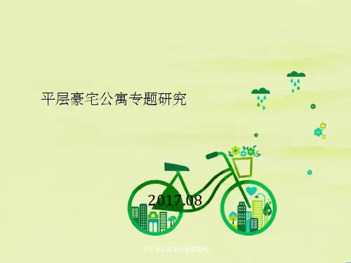 大平层公寓设计专题研究
