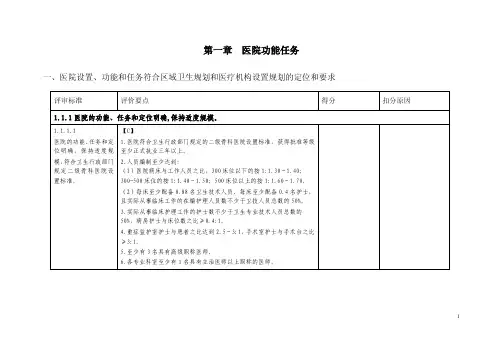 2四川省二级骨科医院评审标准(2013年版)实施细则luo_2