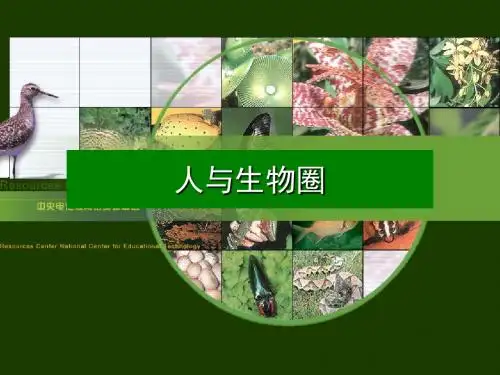 人与生物圈 PPT课件1 人教版