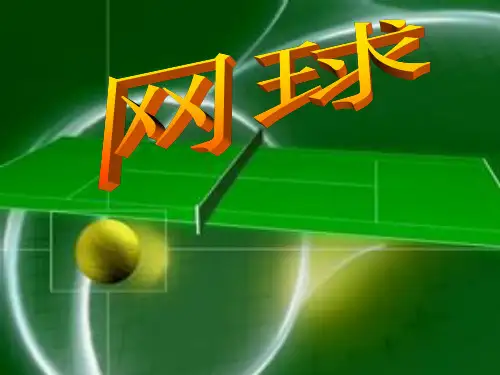 网球理论课PPT