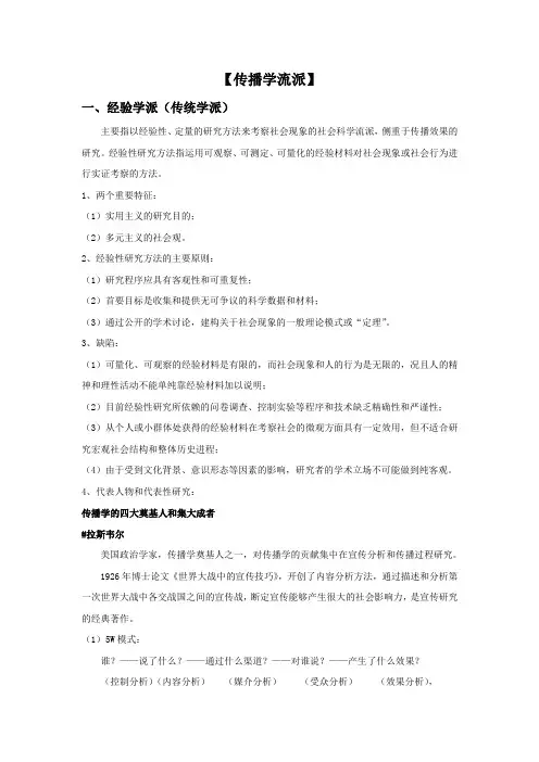 传播学流派
