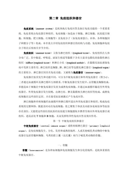 第二章免疫组织和器官