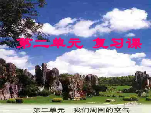我们周围的空气复习-PPT课件