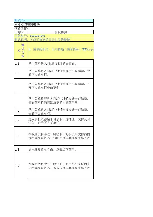 我的文档模块测试功能点(p707)