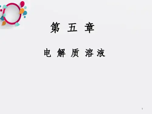 《电解质溶液》PPT课件_OK