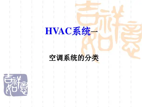 第6章4——空调系统的分类