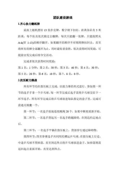 适合团队建设的8个游戏、青年活动游戏