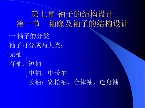 袖子结构ppt课件