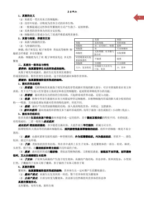 真菌学概念
