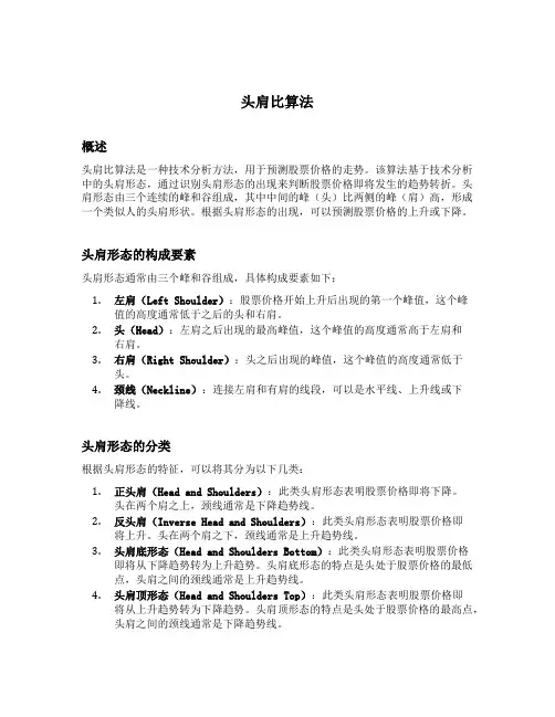 头肩比算法