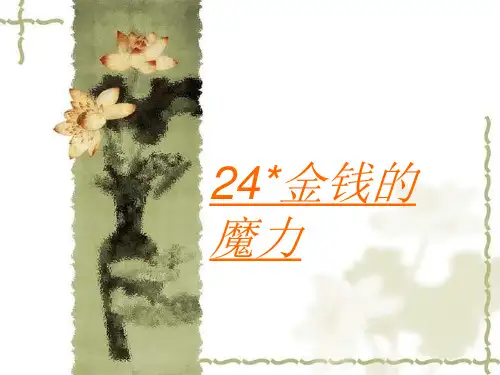 金钱的魔力PPT课件