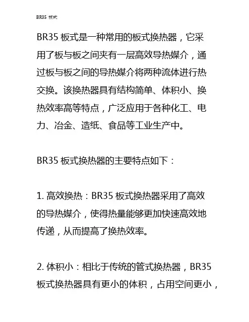 BR35板式