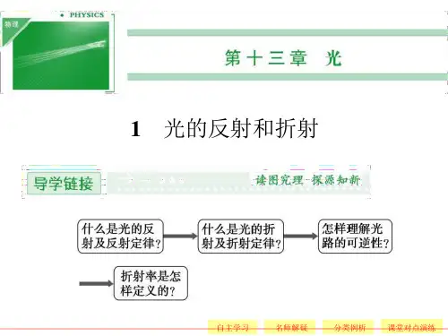 光的反射和折射-ppt课件