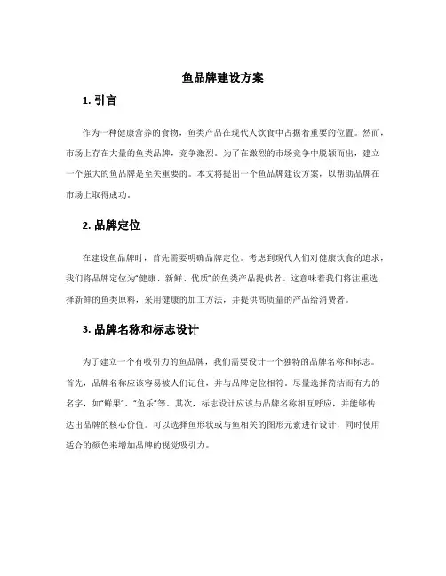 鱼品牌建设方案
