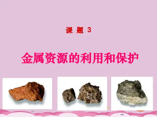 金属资源的利用和保护PPT课件16 人教版