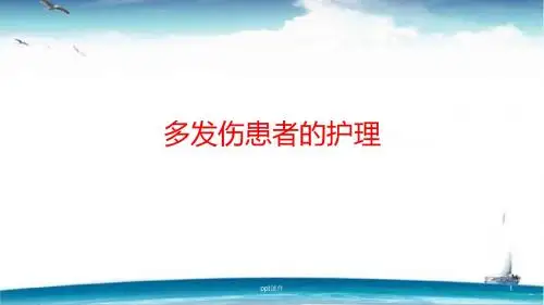 多发伤的护理 ppt课件