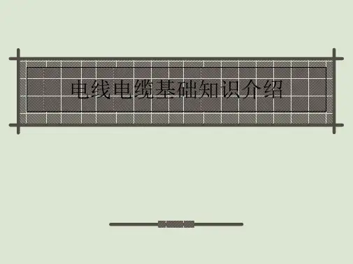电线电缆介绍（PPT38页)