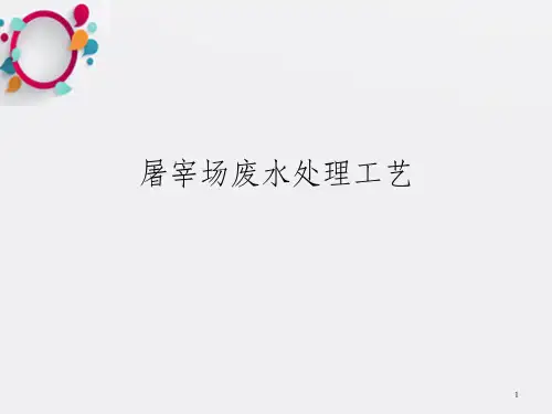 屠宰场废水处理工艺