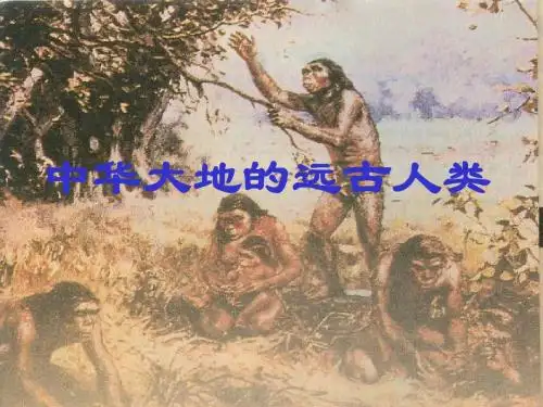 中华大地的远古人类PPT课件4 北师大版