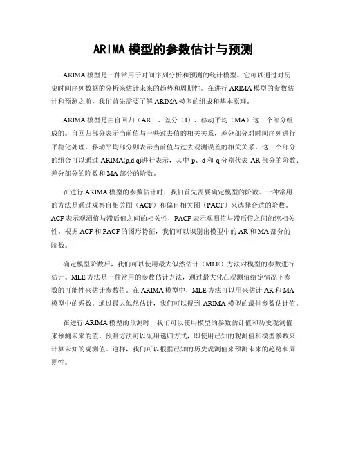 ARIMA模型的参数估计与预测