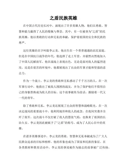 之盾民族英雄