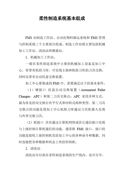 柔性制造系统基本组成