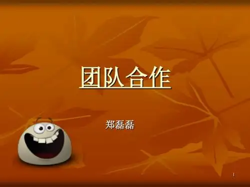 团队合作ppt