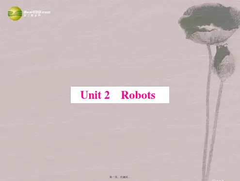 高考英语大一轮复习讲义 Unit 2 Robots课件 新人教版选修7
